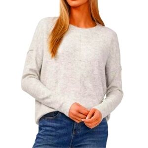 Vince Camuto Center Seam Crewneck
Sweater Jazz Club Gray Cozy Yarn Knit SzXS